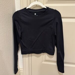 All in motion black workout shirt. Size medium. New.